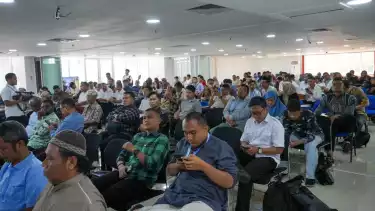 Peserta acara bedah buku “JI The Untold Story: Kisah Perjalanan Jemaah Islamiyah”.