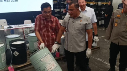 Bareskrim Polri Gerebek Gudang Sianida Ilegal di Surabaya dan Pasuruan, Seret Nama Direktur PT Sumber Hidup Chemindo Steven Sinugroho