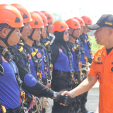 Kunker Kabasarnas Marsdya TNI Mohammad Syafii ke Balai Pelatihan Basarnas di Bogor