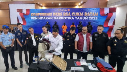 Nekat Selundupkan 2 Kg Sabu dari Malaysia, Sales Asal Madura Ditangkap Bea Cukai Batam