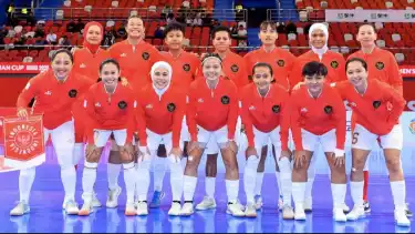 Timnas Futsal Putri Indonesia di Piala Asia Futsal Putri 2025