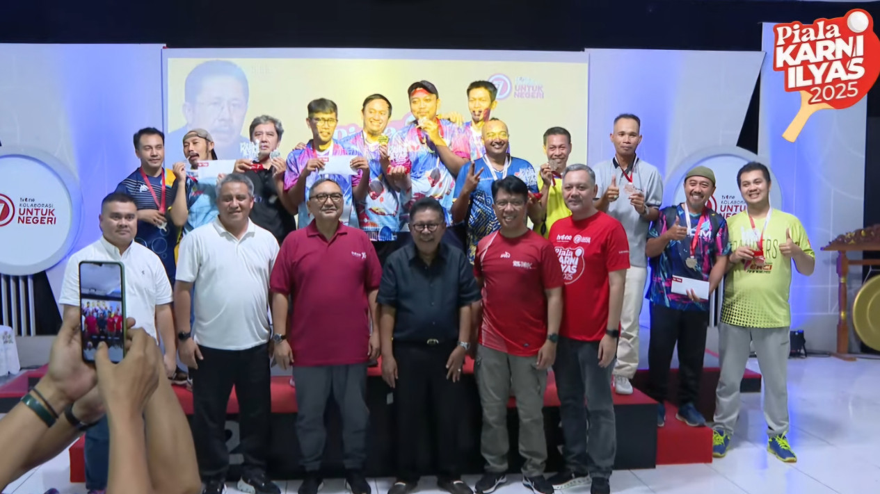 Turnamen Tenis Meja Piala Karni Ilyas 2025: Di Balik Persaingan, Persaudaraan Harus Tetap Terjaga
            - galeri foto
