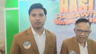 Ketua Panitia Simposium, Gema Aliza.