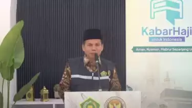 Direktur Layanan Haji Dalam Negeri Kementerian Agama (Kemenag) Muhammad Zain