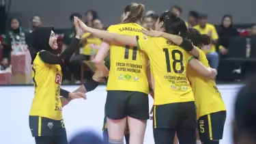 Megawati Hangestri bersama Gresik Petrokimia di Proliga 2025