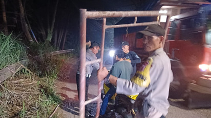 Polisi Ringkus Dua Pria Bawa Besi Scaffholding di Cisauk, Diduga Pelaku Pencurian