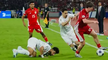 Timnas Indonesia melawan Bahrain.