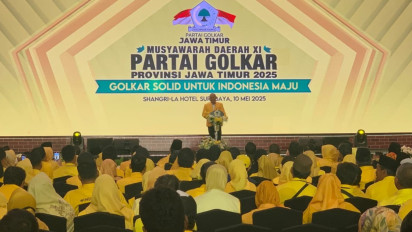 Ketum DPP Partai Golkar Resmi Membuka Musda Partai Golkar Jawa Timur XI 