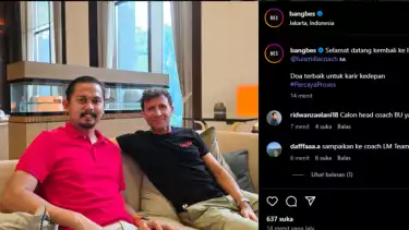 Luis Milla kembali ke Indonesia