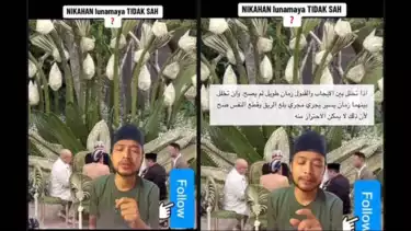 Viral seorang pria mengomentari pernikahan Luna Maya dan Maxime Bouttier yang dinilai tidak sah