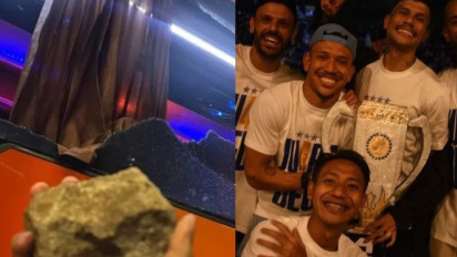 Suporter Mulai Khawatir Liga 1 Dihentikan usai Insiden Pelemparan Bus Persik Kediri oleh Oknum Fans, Gelar Juara Persib Bandung Batal?