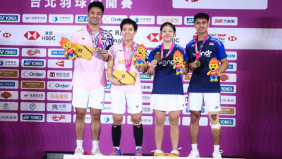 Menang Dramatis dari Dejan/Fadia di All Indonesian Final, Jafar/Felisha Sabet Gelar Juara di Taipei Open 2025