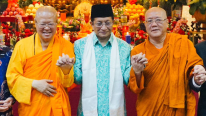 Menag Nasaruddin Umar saat Perayaan Waisak 2025: Jika Seluruh Umat Bersatu Maka Kita Tidak Memerlukan Polisi