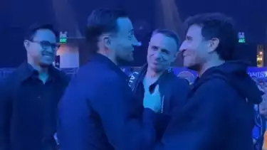 Pertemuan Luis Milla dan Marc Klok dalam acara LaLiga Dream Day 2025