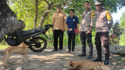 Cegah Rabies, Pospol Palue Eliminasi HPR Asal Sulawesi