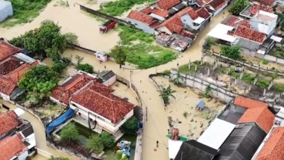 Banjir di Kabupaten Pamekasan Terus Meluas