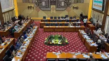 Rapat Komisi IX DPR dengan Menkes Budi Gunadi Sadikin di Gedung DPR, Jakarta Pusat, Rabu (14/5/2025).