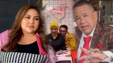 Kolase foto Lisa Mariana - Ridwan Kamil dan Atalia Praratya - Hotman Paris