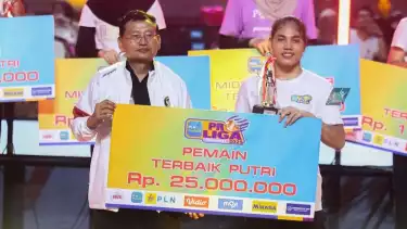 Junaida Santi raih MVP