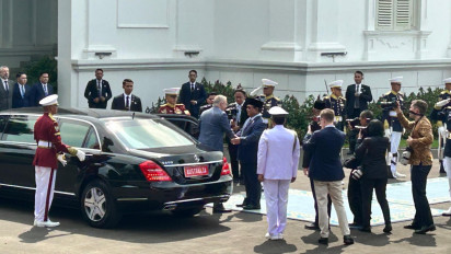 Disambut Prabowo di Istana, PM Australia Albanese Dipandu Pasukan Berkuda