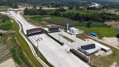 Hubungkan Danau Toba Lebih Cepat, Konstruksi Ruas Tok Seksi 4 Sinaksa - Simpang Panei Capai 95%