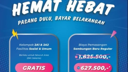 Kabar Baik Warga Jakarta! PAM JAYA Tegaskan Promo Pemasangan Sambungan Baru GRATIS Tetap Berlaku, Syarat Pendaftarannya Mudah