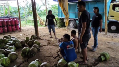 Sindikat Pengoplos Gas Elpiji 3 Kg Subsidi Diringkus Polisi di Temanggung, 812 Tabung Gas Diamankan