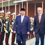 Menko Airlangga Lepas Kepulangan PM Australia Albanese