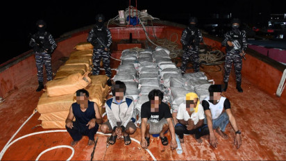 Kronologi TNI AL Gagalkan Penyelundupan 1,9 Ton  Narkoba di Tanjung Balai Karimun