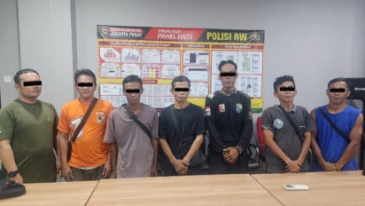 Tujuh Juru Parkir Liar di Pasar Senen Ditangkap, Tagih Uang Tambahan hingga Rp5 Ribu Diluar Sistem Parkir Resmi, Terancam 9 Tahun Penjara