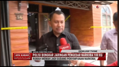 Polda Sumut Bongkar Sindikat Narkoba 100 Kg Sabu yang Dikendalikan Suami Istri