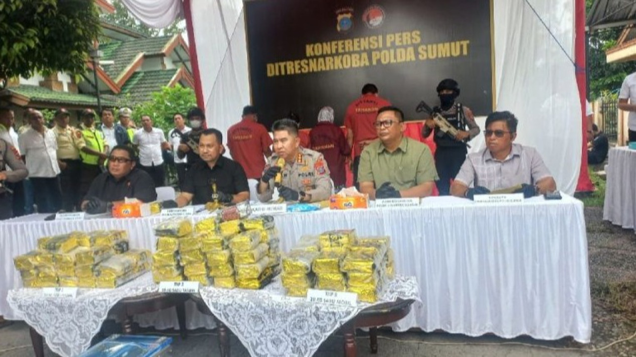 Modus Sindikat Peredaran 100 Kilogram Sabu-Sabu di Sumut, Kamuflase Bungkusan Kopi
            - galeri foto
