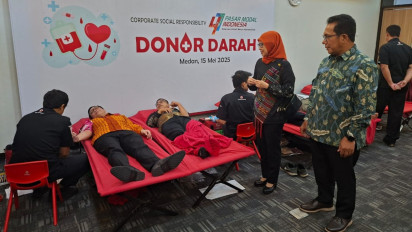 Peringati HUT ke-47, Pasar Modal Indonesia Gelar Kegiatan Donor Darah di Sumut