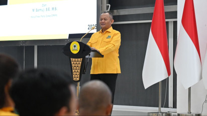 Sekjen DPP Partai Golkar M. Sarmuji Tegaskan Nilai Kekaryaan di Diklat Kader Muda AMPG Nasional