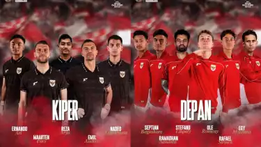 Daftar pemain yang dipanggil Patrick Kluivert ke Timnas Indonesia untuk laga melawan China dan Jepang.