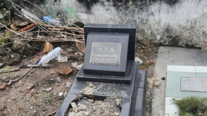 10 Nisan di Makam Ngentak Bantul Dirusak Orang Tak Dikenal, Seluruhnya Makam Non-Muslim