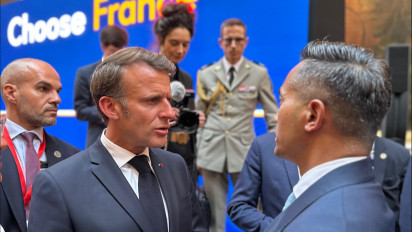 Ketua Umum Kadin Indonesia Bertemu Presiden Prancis di KTT Choose France; Ada Peluang Kerja Sama Baru