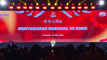 Di Munas SOKSI, Bahlil Minta Kader Golkar Solid: Saya Tidak Ingin Ada Perpecahan