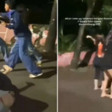 Detik-detik Mengerikan Geng Perempuan Saling Baku Hantam di Semarang, Tenteng Celurit hingga...