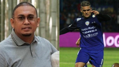 Sarkas Berkelas Cristian Gonzales usai Disinggung Mertua Pratama Arhan Menjelang Arema FC Vs Semen Padang: Sebentar...