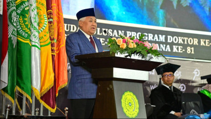Din Syamsuddin Beri Pesan Menohok untuk Para Sarjana UMJ