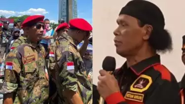 Anggota ormas GRIB Jaya & Hercules Rosario Marshal