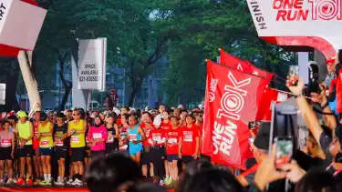 5000 pelari One Run 10K 2025 dibagi menjadi dua ketegori