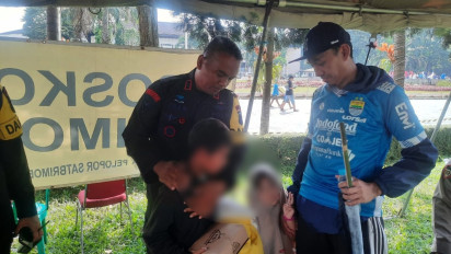 Konvoi Juara Persib Core, Brimob Asuh Anak Hingga KDM Tak Kenal Adam Alis