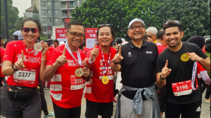 ONE Run 10K Sukses Digelar, Saleh Husin Selesaikan 10 Km Bersama 5000 Peserta