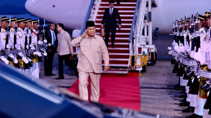 Tiba di Malaysia, Prabowo Siap Gaungkan Visi Inklusif dan Berkelanjutan di KTT ASEAN