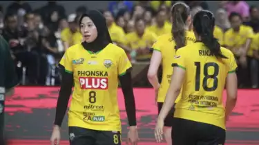 Megawati Hangestri di Gresik Petrokimia.