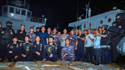 Detik-detik BNN Gagalkan Penyelundupan 2 Ton Sabu di Kepri