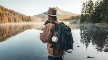 ilustrasi berwisata saat liburan