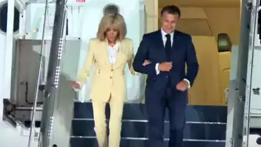 Potret Kedatangan Presiden Macron di Indonesia